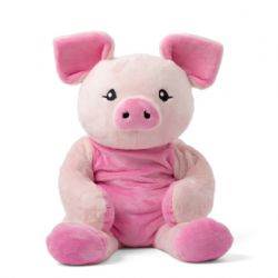 PELUCHE LESTÉE HUGIMALS - HARPER LE COCHON 4,5 LBS PELUCHE LOURDE